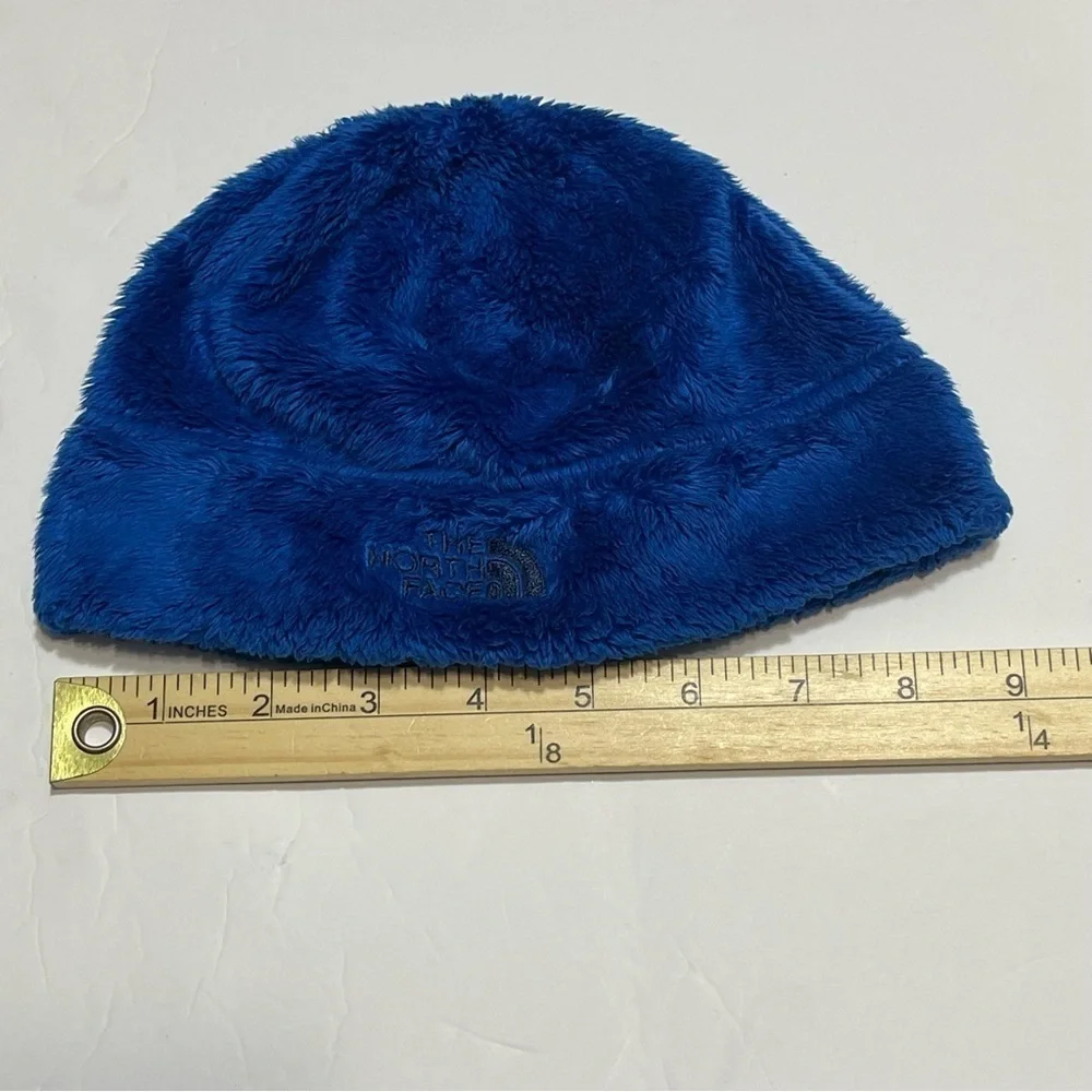 The North Face Denali Beanie Kids/ Youth Size Blue with Black Embroidered Logo